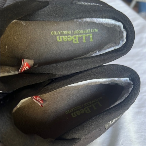 L.L. Bean Black Geometric Slip-On Loafers #206 main image 4